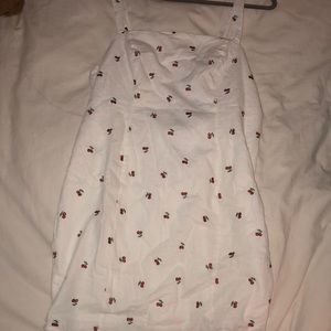 BRAND NEW plus size embroidered cherry dress